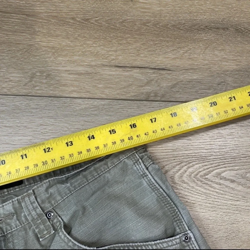 Wrangler RIGGS Workwear Carpenter Pants Distressed Utility Khaki 33x30‎